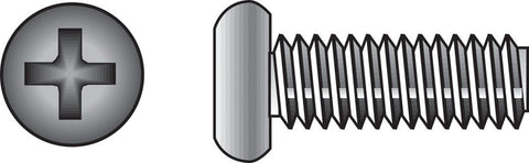 HILLMAN No. 10-32 Ga. X 1-1/4 in. L Phillips Flat Head Stainless Steel Machine Screws 1 pk