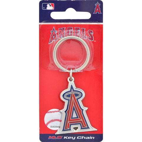 HILLMAN MLB Tempered Steel Silver Decorative Keychain (Pack of 3)