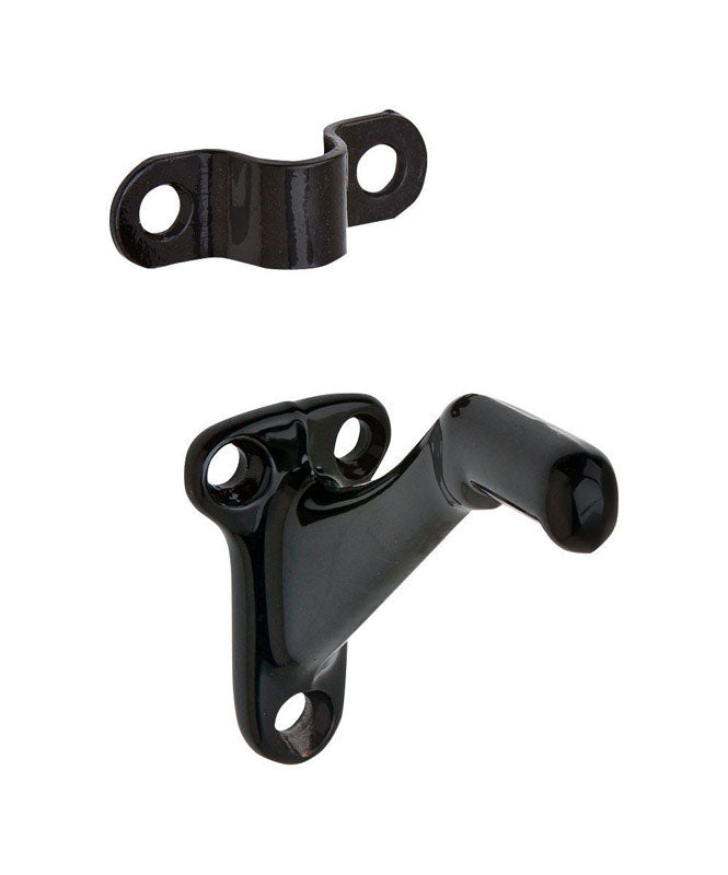 Ives Black Aluminum Handrail Bracket (Pack of 20)