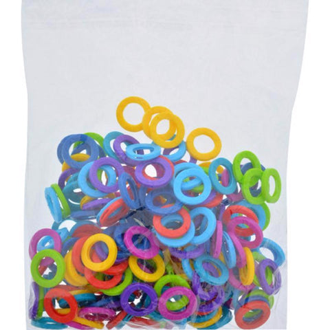 HILLMAN Plastic Multicolored Bands/Caps Key Ring