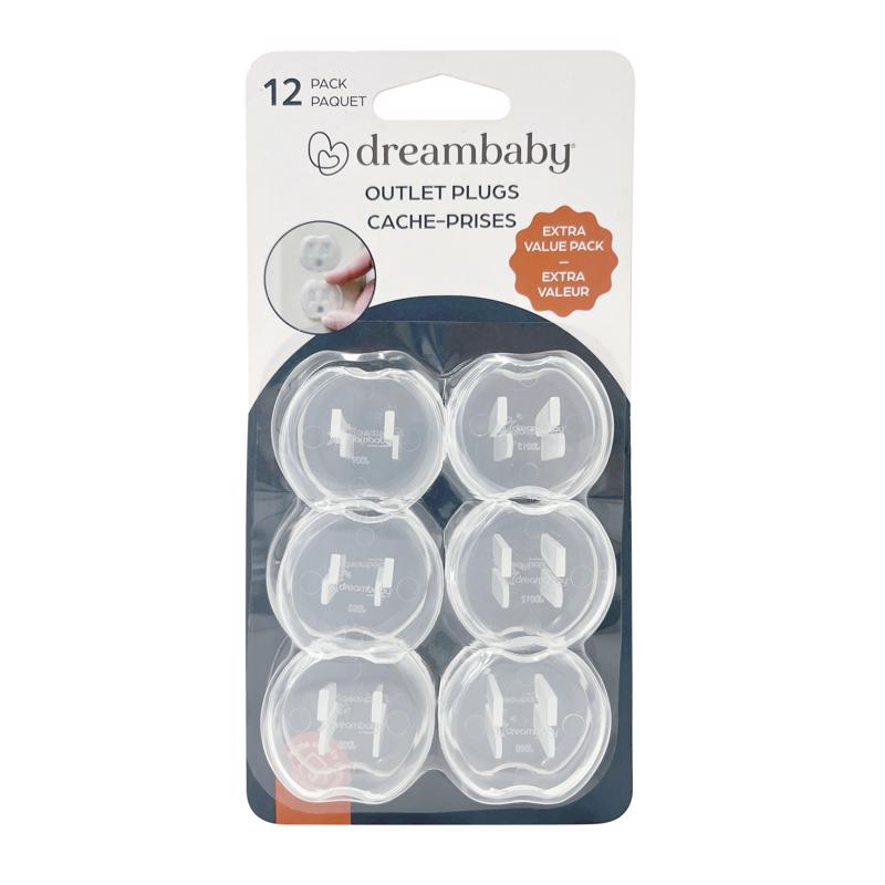Dreambaby Clear Plastic Outlet Protector 12 pk (Pack of 6)