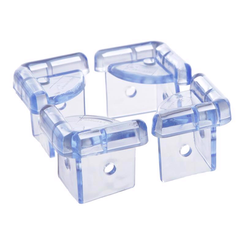 Cojines de esquina de plástico transparente Dreambaby, paquete de 4