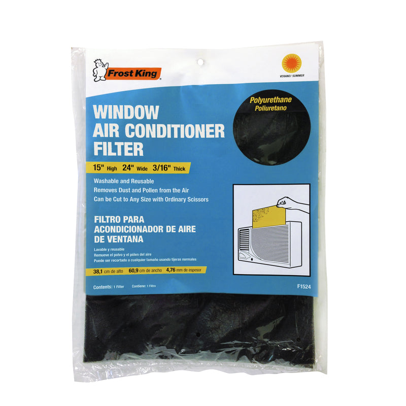 Frost King 24 in. W X 15 in. H X 3/16 in. Latex 2 MERV Air Filter 1 pk (Pack of 24)