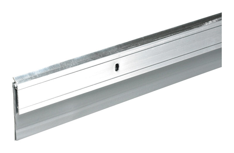 Frost King 2 in. H X 0.2 in. W X 36 in. L Bright Aluminum Door Sweep Silver