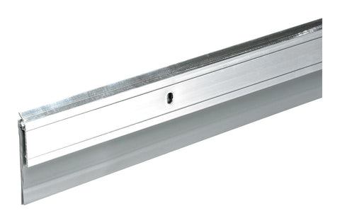 Frost King 2 in. H X 0.2 in. W X 36 in. L Bright Aluminum Door Sweep Silver