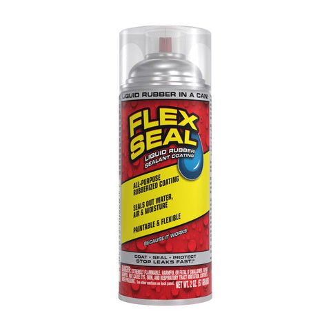 Flex Seal Family of Products Flex Seal MINI Clear Rubber Spray Sealant 2 oz (Pack of 12)