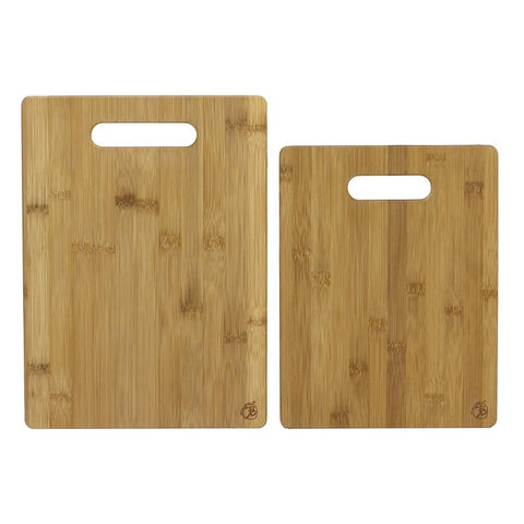 Totally Bamboo 13 in. L X 9.5 in. W X 0.38 in. Bamboo Cutting Board Set