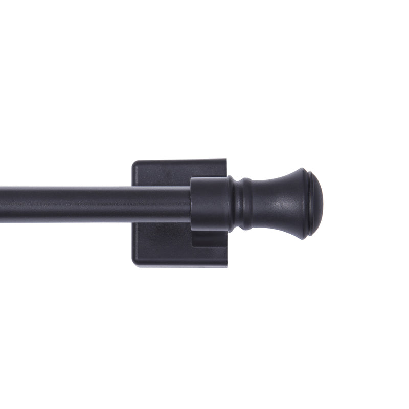 Kenney Black Traditional/Transitional Magnet Cafe Rod 16 in. L X 28 in. L