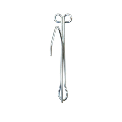 Kenney Silver Traditional/Transitional Pin On Hook n/a in. L