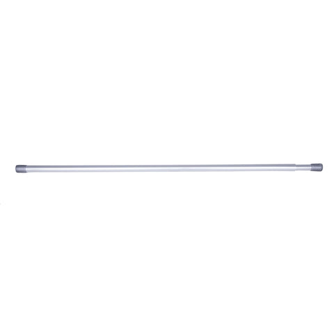 Kenney Silver Traditional/Transitional Tension Rod 28 in. L X 48 in. L