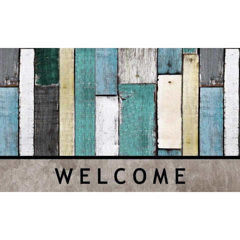 Southern Oaks 18 in. W X 30 in. L Multi-Color Plank Rubber Door Mat