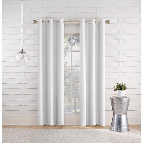 No. 918 Webster White Curtain 80 in. W X 84 in. L