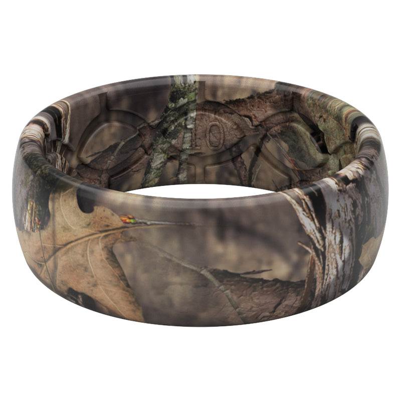Alianza de boda redonda unisex Groove Life Mossy Oak Breakup Country, de elastómero resistente al agua y camuflaje