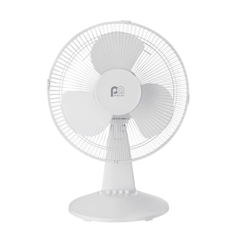 Perfect Aire 18 in. H X 12 in. D 3 speed Oscillating Table Fan