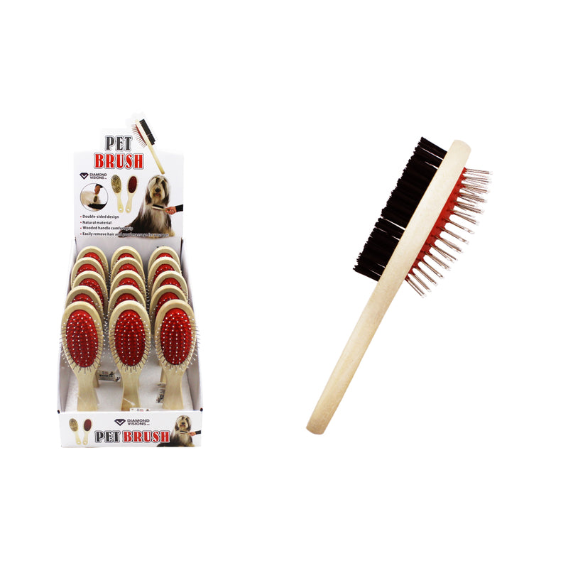 Diamond Visions Double Sided Pet Brush 1 pk (Pack of 15)