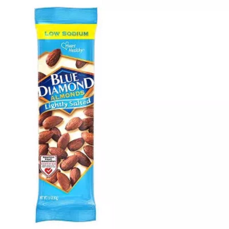 Blue Diamond Lightly Salted Almonds 1.5 oz Bagged (Pack of 12)