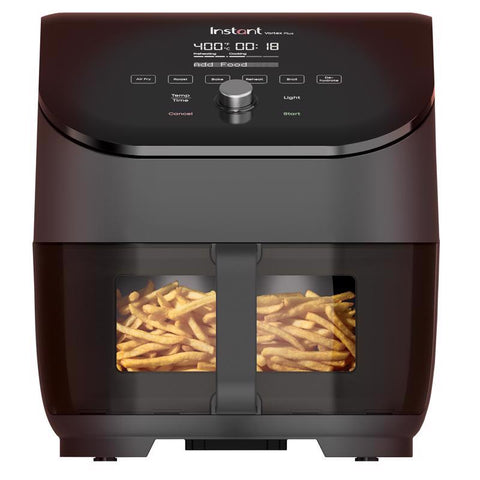 Instant Pot Vortex Plus ClearCook Black 6 qt Programmable Digital Air Fryer