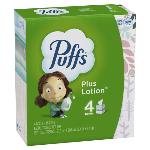Puffs 48 ct Facial Tissue (Pack of 6)