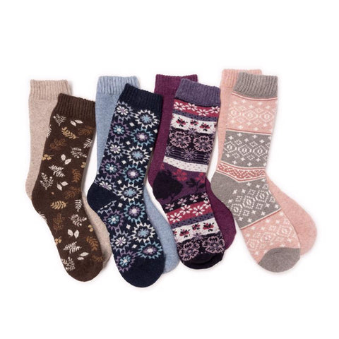 Muk Luks Unisex Boot One Size Fits Most Socks Assorted (Pack of 36)