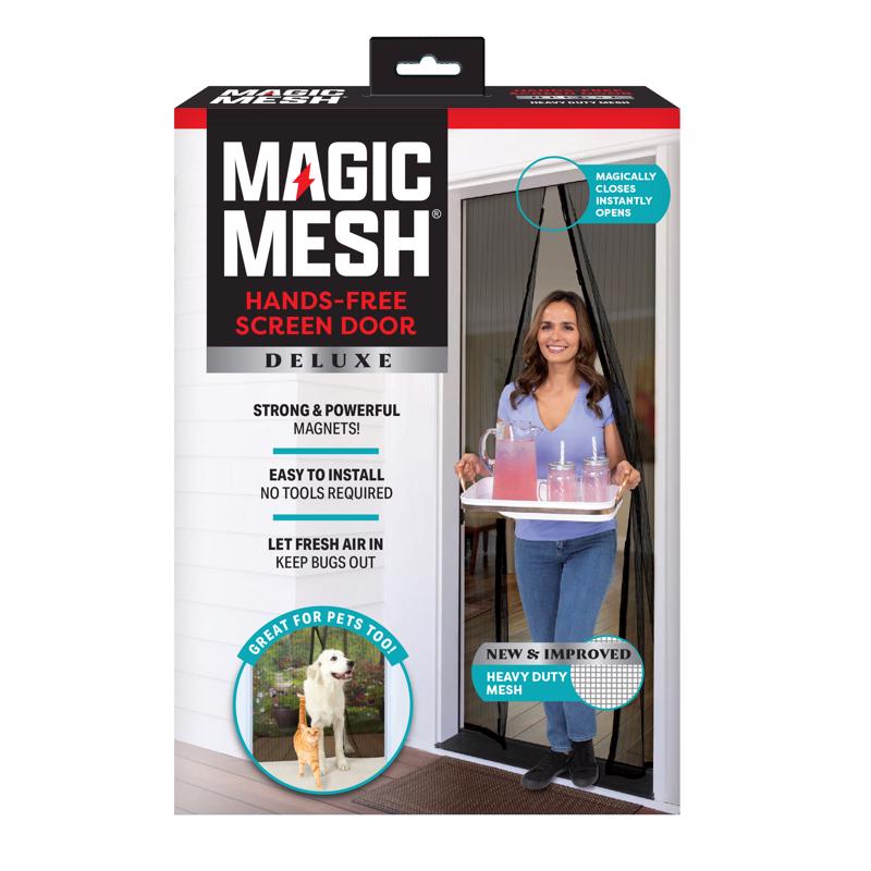 Magic Mesh Hands Free Garage Screen Door 1 pc