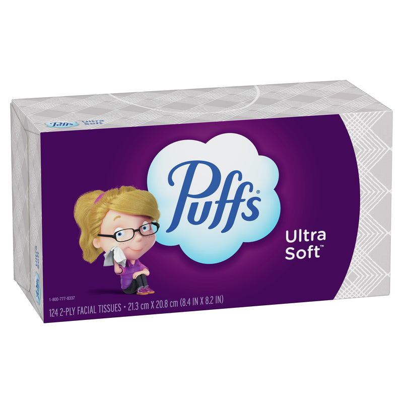 Puffs Ultra Soft 124 ct Facial Tissue (Pack of 24)