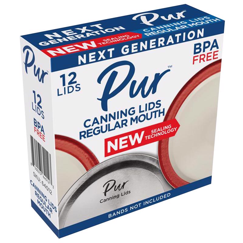 Pur Mason Regular Mouth Canning Lid 12 pk (Pack of 36)