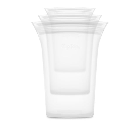 Zip Top Frost Food Storage Container Set 3 pk
