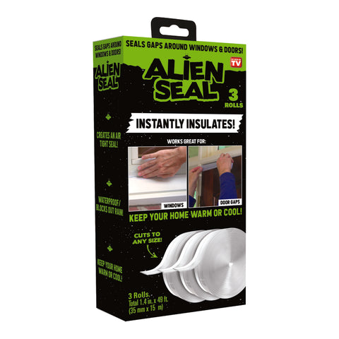 Alien Seal 1.4 in. W X 49 ft. L Clear Sealing Tape