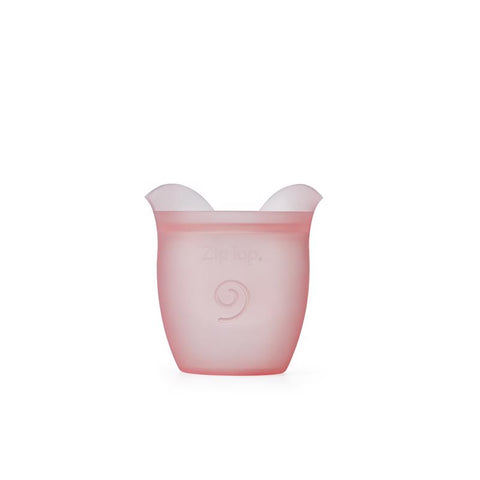 Zip Top 4 oz Pink Storage Cup 1 pk (Pack of 6)