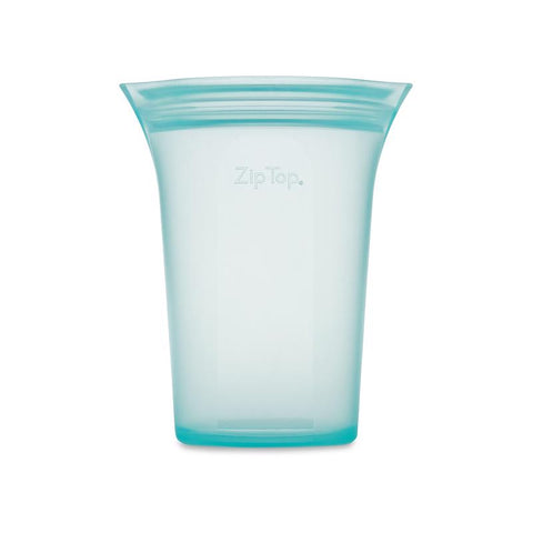 Zip Top 24 oz Teal Storage Cup 1 pk