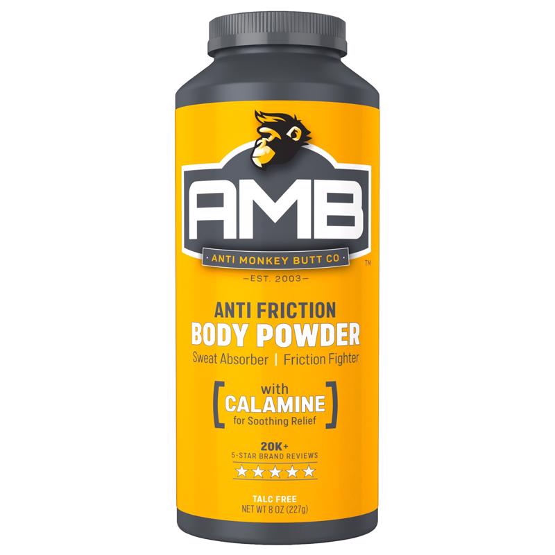 Polvo antifricción Anti Monkey Butt 8 oz (Paquete de 3)