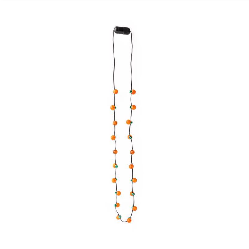 Spooky Lites LED Pumpkin Necklace 1 pk (Pack of 36)