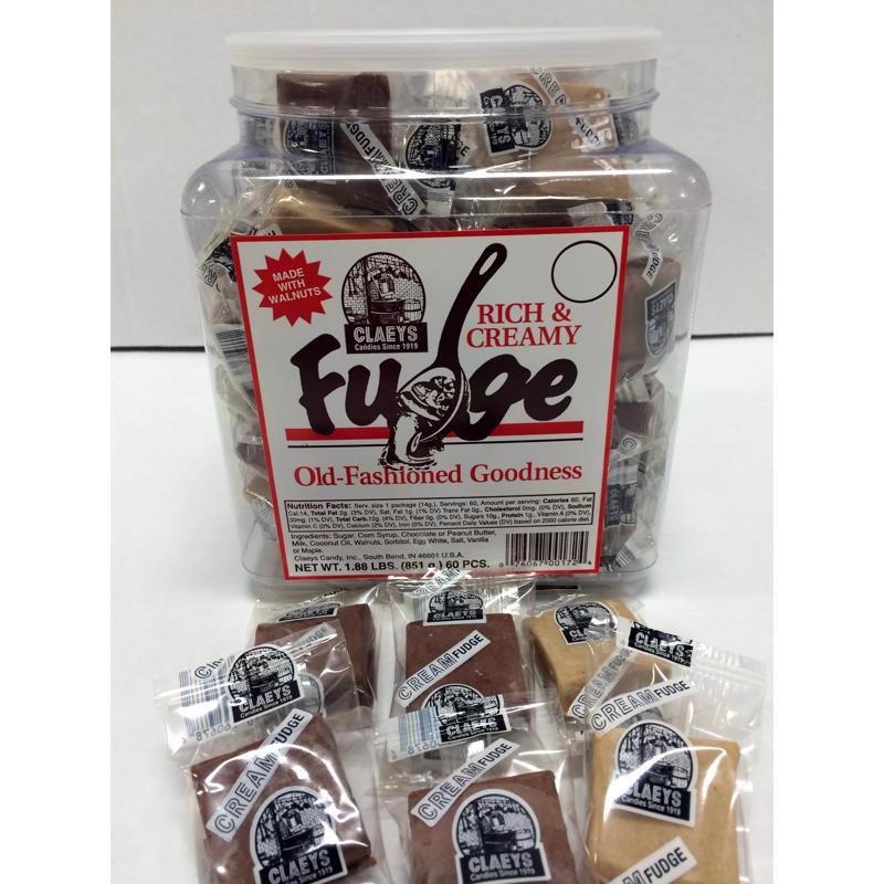 Claeys Chocolate and Vanilla Fudge Mini Bites 1 pc (Pack of 60)