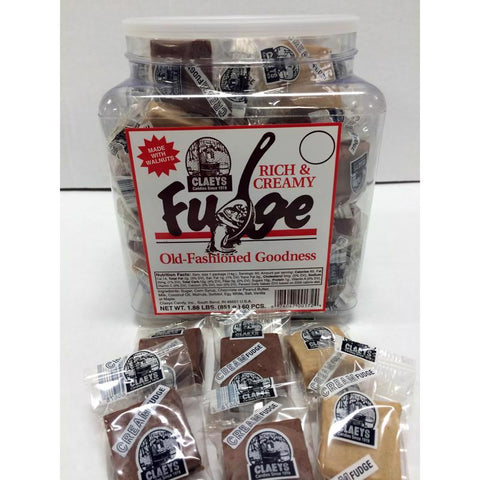 Claeys Chocolate and Vanilla Fudge Mini Bites 1 pc (Pack of 60)
