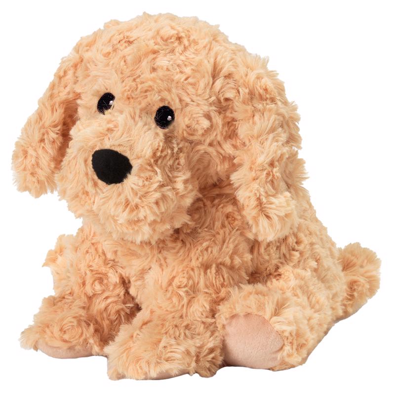 Peluche de perro Warmies marrón