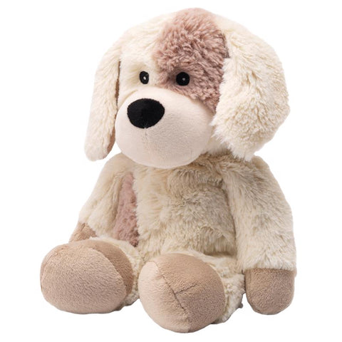Warmies Puppy Stuffed Animals Brown/White