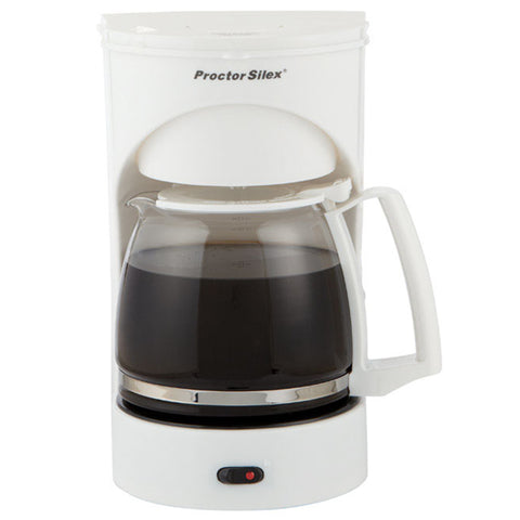 Proctor Silex 12 cups White Coffee Maker (Pack of 2)