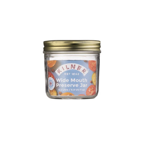 Kilner Wide Mouth Preserve Jar 6.8 oz 1 pk (Pack of 6)