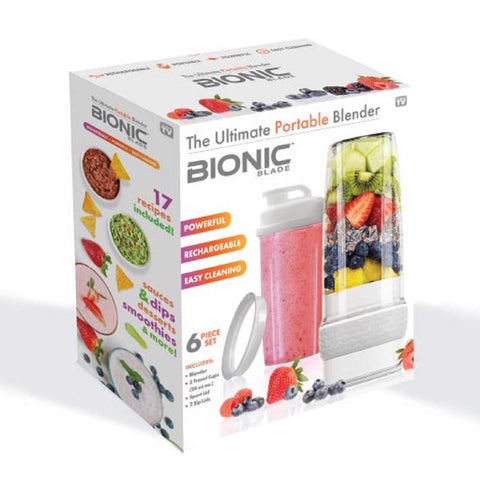 Bell & Howell White Plastic Blender 490 ml 1 speed