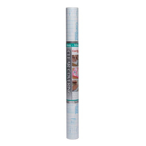 Con-Tact 16 ft. L X 18 in. W Clear Self-Adhesive Shelf Liner (Pack of 6)