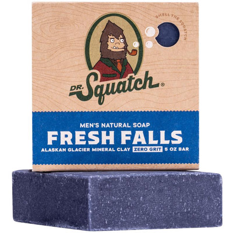 Jabón en barra Dr. Squatch Fresh Falls, 5 oz, 1 unidad