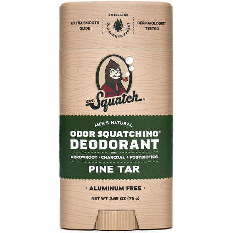 Desodorante de brea de pino Dr. Squatch, 2,65 oz, 1 unidad