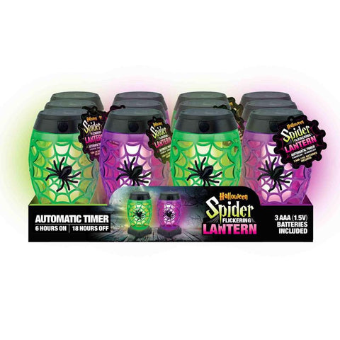 Magic Seasons Assorted Lantern Halloween Decor (Pack of 12)