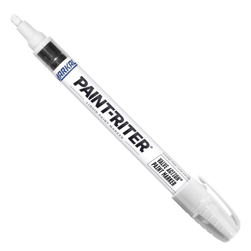 Markal Paint-Riter White Standard Liquid Paint Marker 1 pk (Pack of 6)
