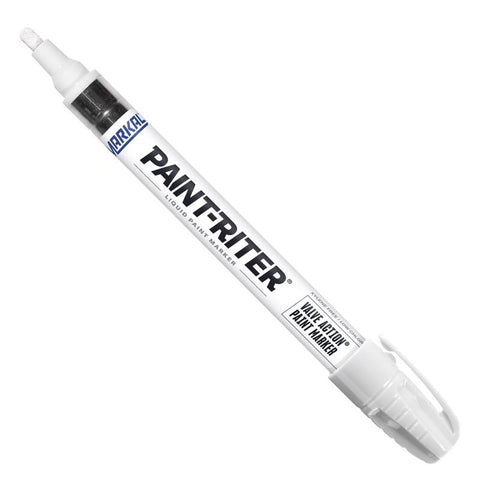Markal Paint-Riter White Standard Liquid Paint Marker 1 pk (Pack of 6)