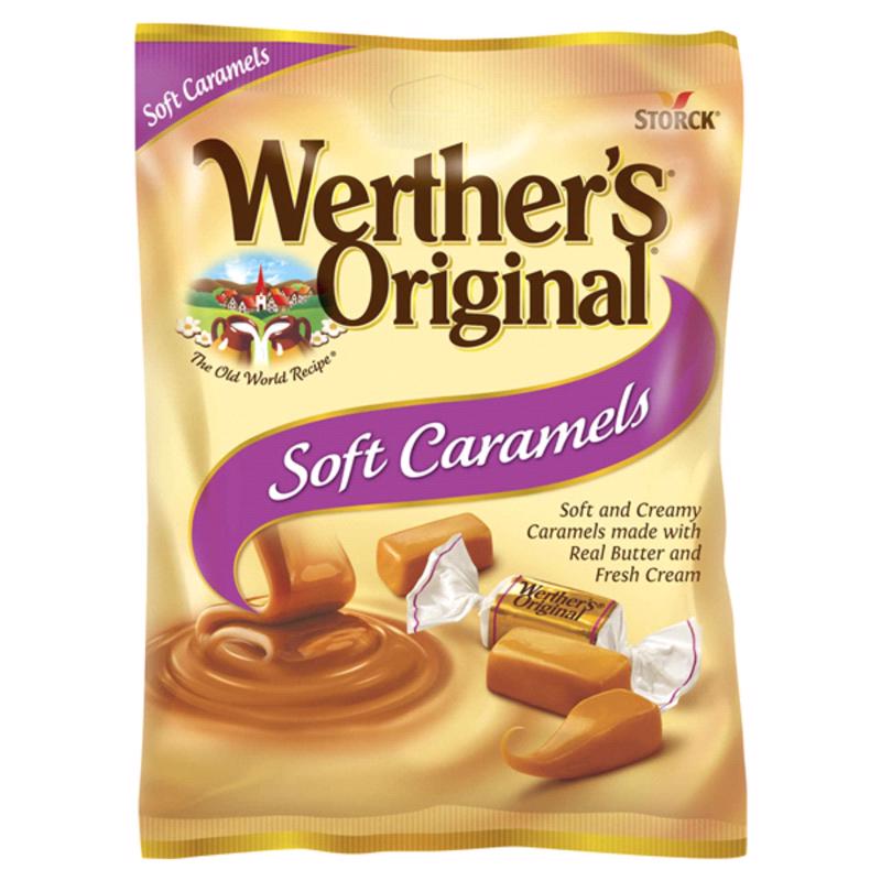 Caramelos Werther's Original de mantequilla/crema fresca 4.51 oz (Paquete de 12)