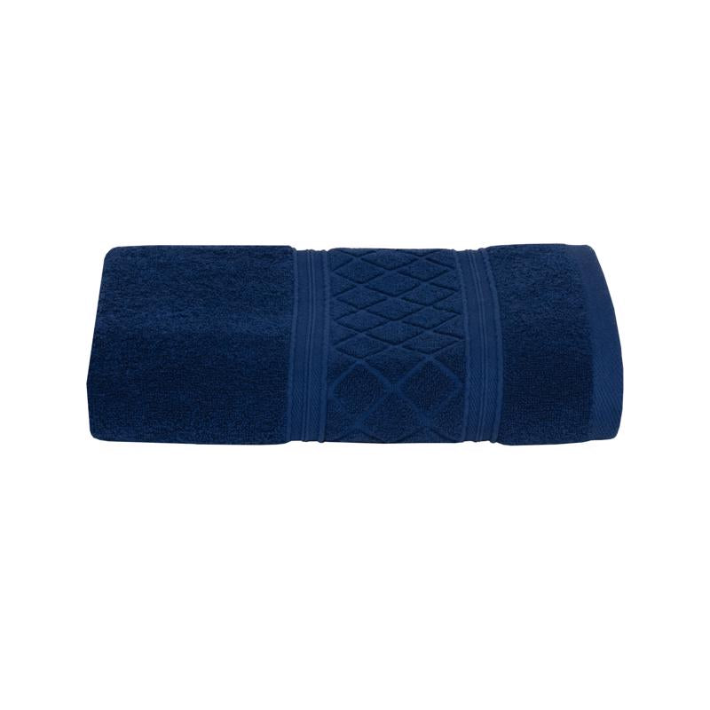 Sttelli Radiance Navy Cotton Bath Towel 1 pc (Pack of 6)