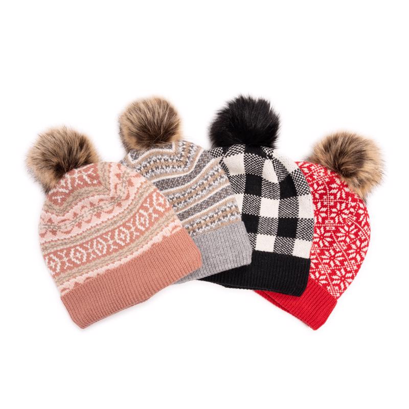 Muk Luks Winter Hat Assorted One Size Fits All (Pack of 12)