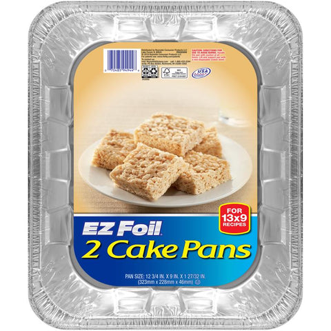 Hefty EZ Foil 9 in. W X 13 in. L Cake Pan 2 pc (Pack of 12)