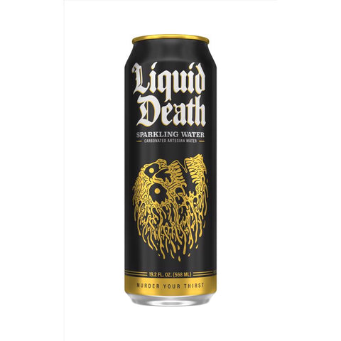 Liquid Death Sparkling Water Sparkling Natural Mineral Water 19.2 oz 1 pk (Pack of 12)